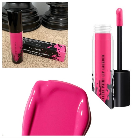 NWT MAC PATENT PAINT LIP LACQUER-LET’S GET GLOSSED - Picture 1 of 8